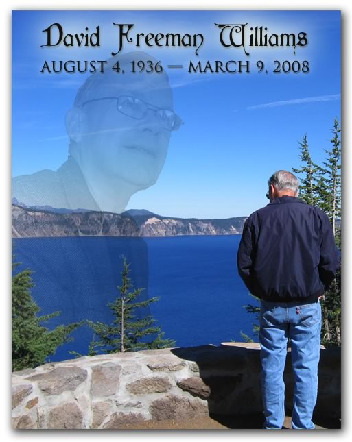 Dave contemplating Crater Lake